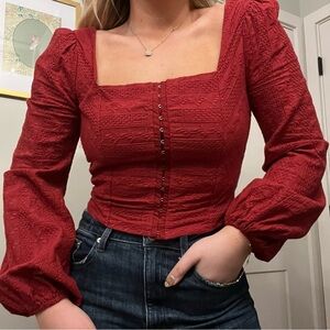 Altar’s State Corset Long Sleeve Top